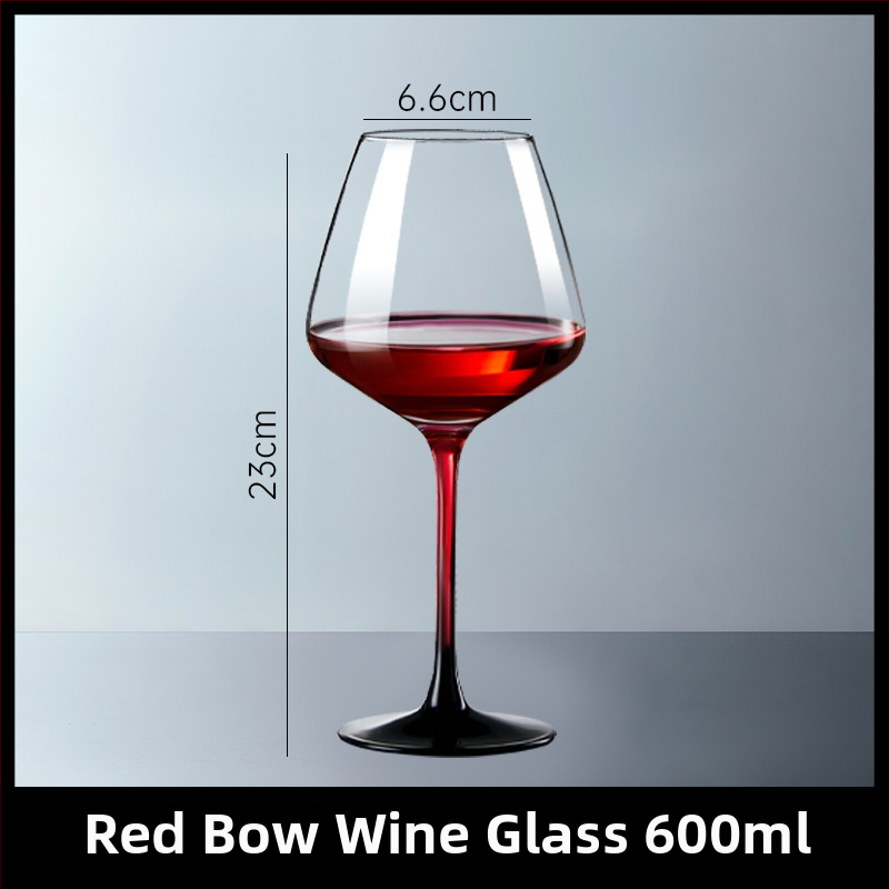 Čaša za vino od kristalnog stakla, nordijski stil, poklon kutija, marka Red Lychee