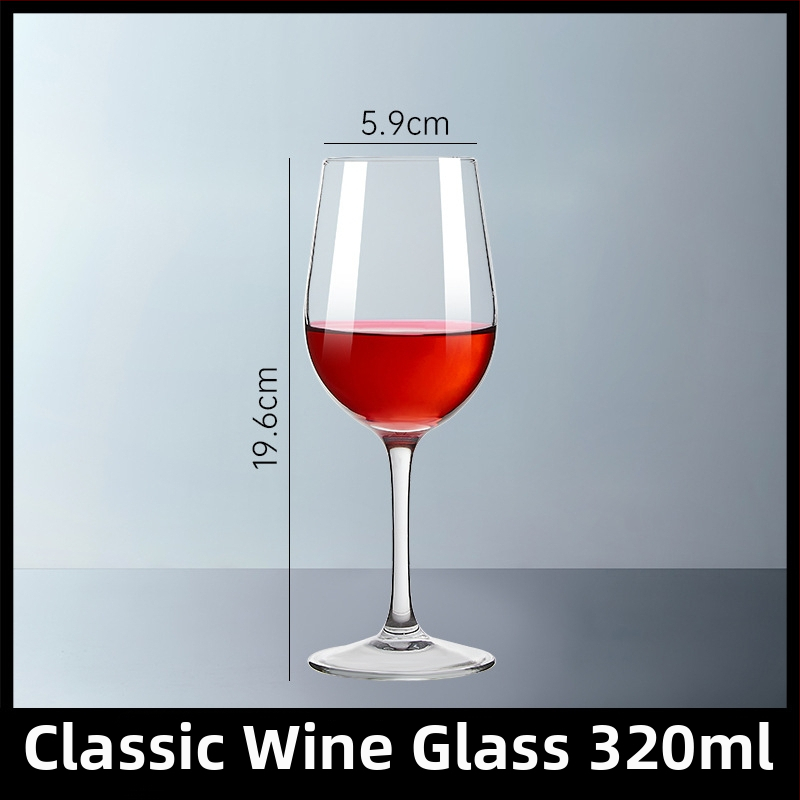 Čaša za vino od kristalnog stakla, nordijski stil, poklon kutija, marka Red Lychee