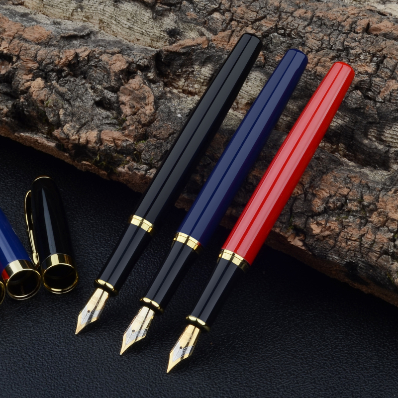 Fém töltőtoll irídium hegggel, modell G389, ajándékdíszdobozos készlet gravírozott névvel és logóval, testre szabható