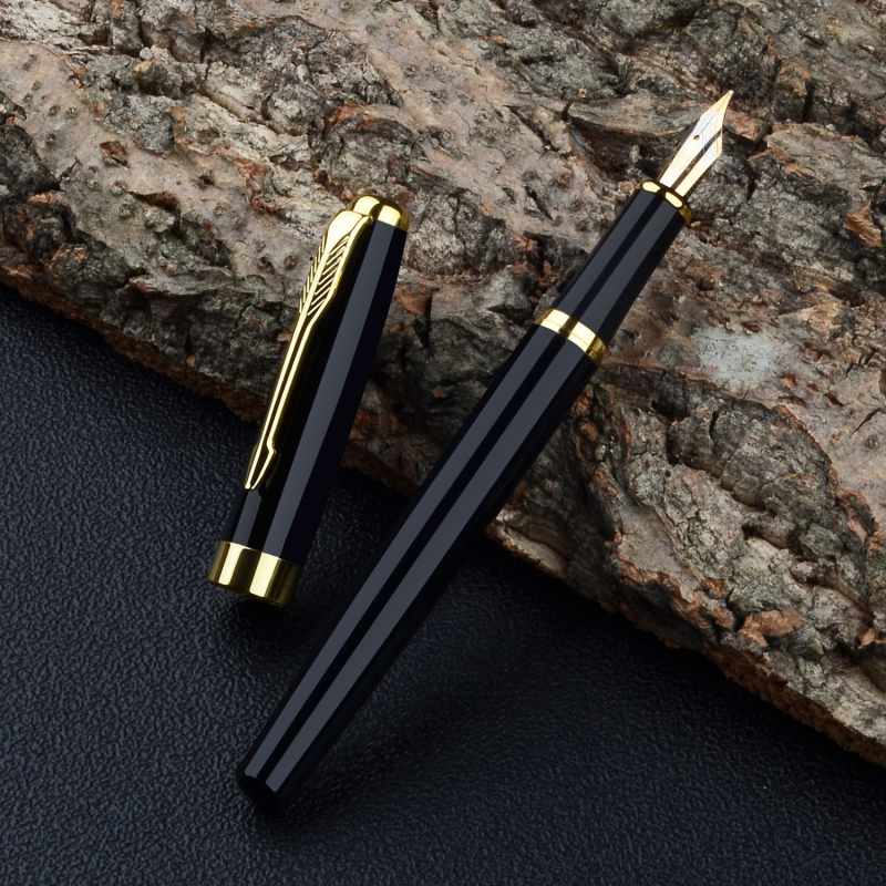 Fém töltőtoll irídium hegggel, modell G389, ajándékdíszdobozos készlet gravírozott névvel és logóval, testre szabható