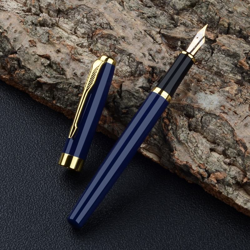 Fém töltőtoll irídium hegggel, modell G389, ajándékdíszdobozos készlet gravírozott névvel és logóval, testre szabható