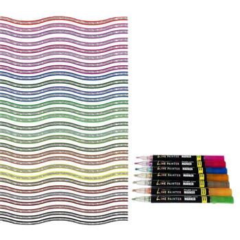 Marker stilou, carcasă din plastic, model 30-mf, ambalaj cutie de carton, vârf unic, neștergibil