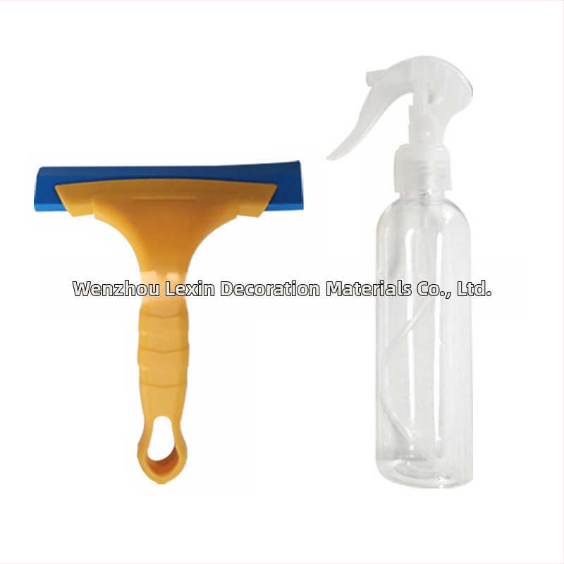 Plastový skladací škrabka na tapety, model 00123, materiál: plast, rozmery čepele 1 x 3 x 6.5 cm, čistá hmotnosť 5 g