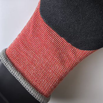 Mănuși de protecție pentru muncă Qierxin, spandex + nitril ștanțat, anti-tăiere, utilizări variate