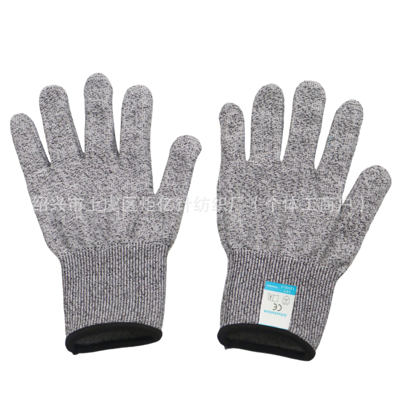 Zaštitne rukavice za tvornicu – razina 5 protiv klizanja i rezanja, debele i otporne na habanje HPPE, za unutarnju i vanjsku uporabu u tvornici