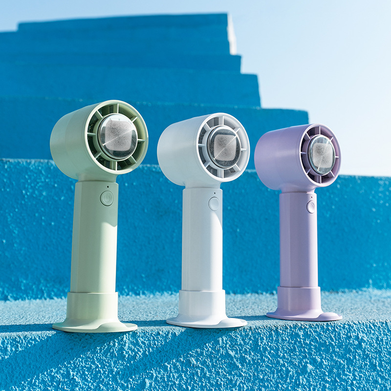 Kézben tartható ventilátor beépített 1200-2000mAh akkumulátorral, telefon-tartóval, félvezetős hűtés, brushless motor