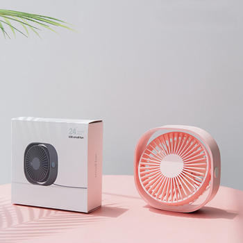 Ventilator de birou USB Three Lives, motor brushless, 5 palete, 5V/5W, zgomot sub 36 dB