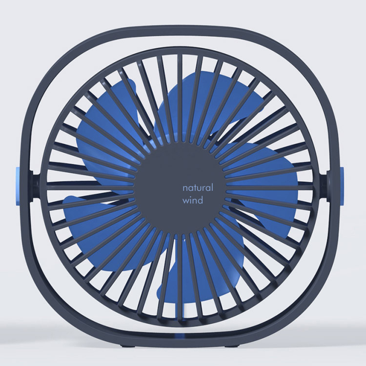 Ventilator de birou USB Three Lives, motor brushless, 5 palete, 5V/5W, zgomot sub 36 dB