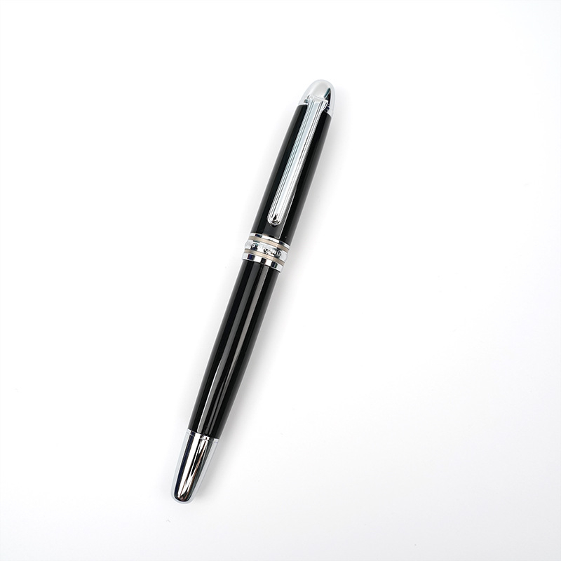 Pero za mastilo s nehrđajućim čeličnim kućištem, vrh iridij 0,5 mm, dvostrani sustav tinte (sac i apsorber), model 911.