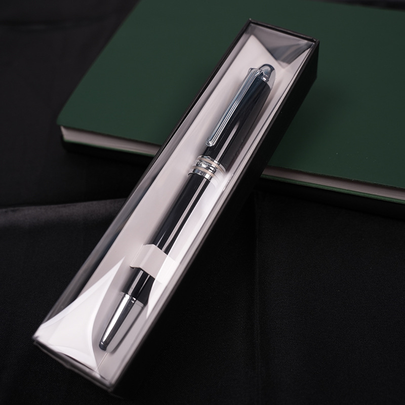 Pero za mastilo s nehrđajućim čeličnim kućištem, vrh iridij 0,5 mm, dvostrani sustav tinte (sac i apsorber), model 911.