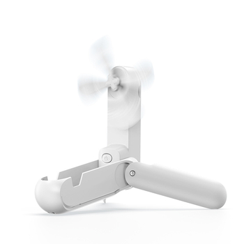 FAN portabil mic cu baterie încorporată 2000–4000 mAh, încărcare USB, suport pentru telefon și bază pliabilă de birou, funcționare silențioasă, 3 trepte de viteză, motor brushless