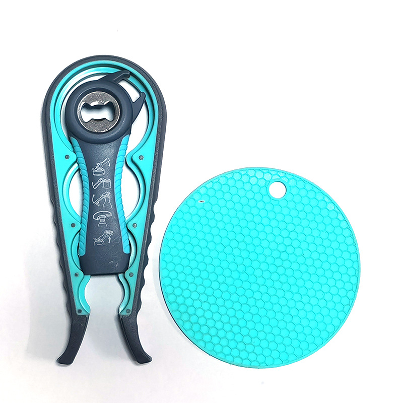 4-в-1 комплект отварачки за бутилки – пластмасов, мултифункционален, печат на лого наличен, марка Wade treasure kitchen