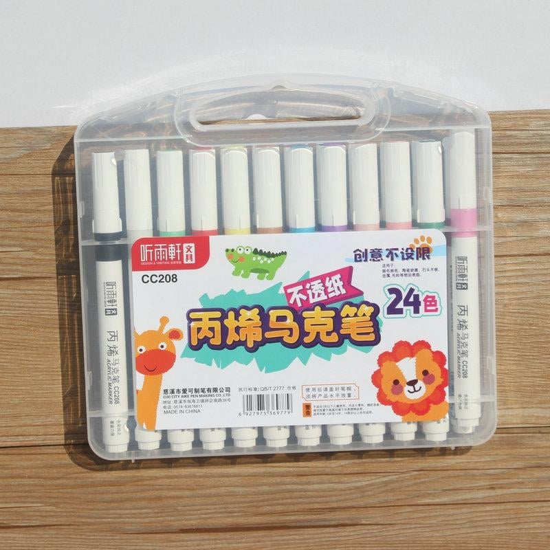 Listen Yuxuan 208 akrilni marker s jednim vrhom – set za studente umjetnosti i djecu