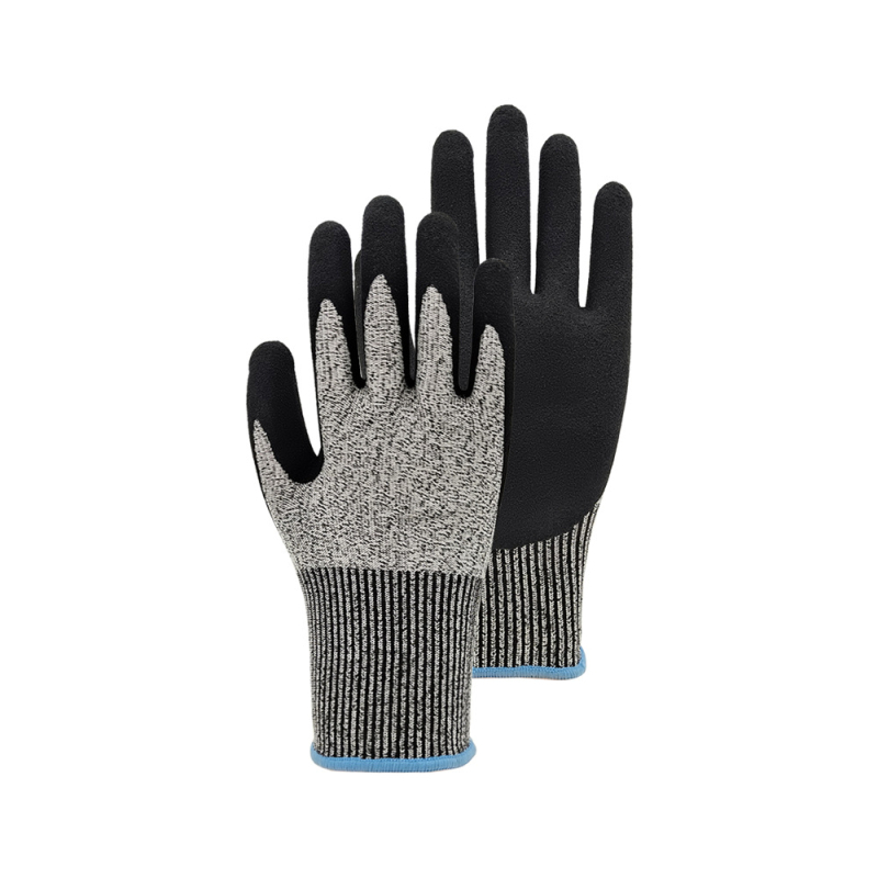 Mănuși cu certificat CE HPPE/Nitril Scrub, rezistente la tăieturi