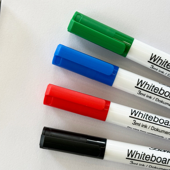 Bonace W6730 Marker za bijelu ploču na vodnoj bazi, izbrisivi, veliki kapacitet tinte, vrh 2 mm