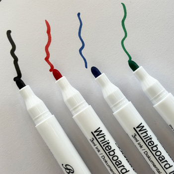 Bonace W6730 Marker za bijelu ploču na vodnoj bazi, izbrisivi, veliki kapacitet tinte, vrh 2 mm