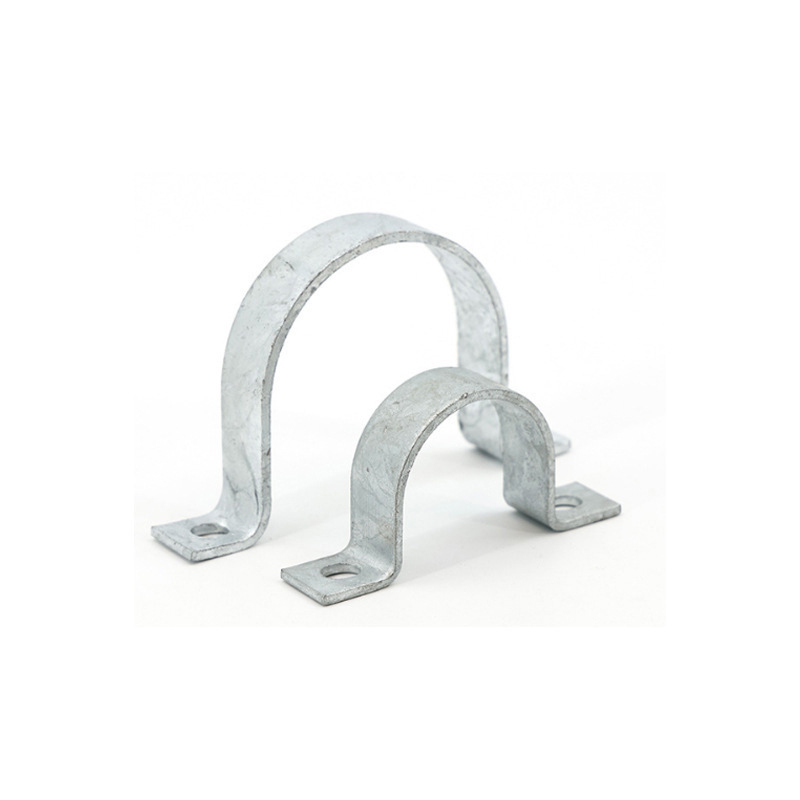 Clamă de montaj, în formă de U, zincat la cald, diametrul de prindere 12–700 mm, potrivit pentru sisteme fotovoltaice și facilități de trafic