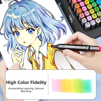 Touch Mark marker na bazi ulja, dvostruki vrh, model F98MM5MMTJH9J9, poklon kutija