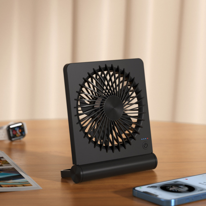 Ultra-tanki stolni ventilator, prijenosni sklopivi USB ventilator s visokim protokom zraka