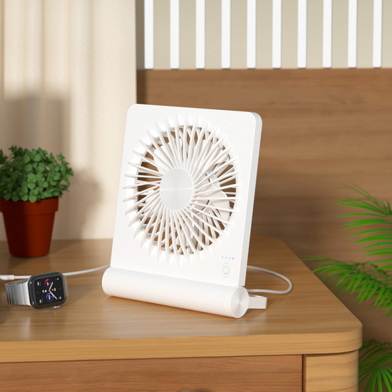 Ultra-tanki stolni ventilator, prijenosni sklopivi USB ventilator s visokim protokom zraka