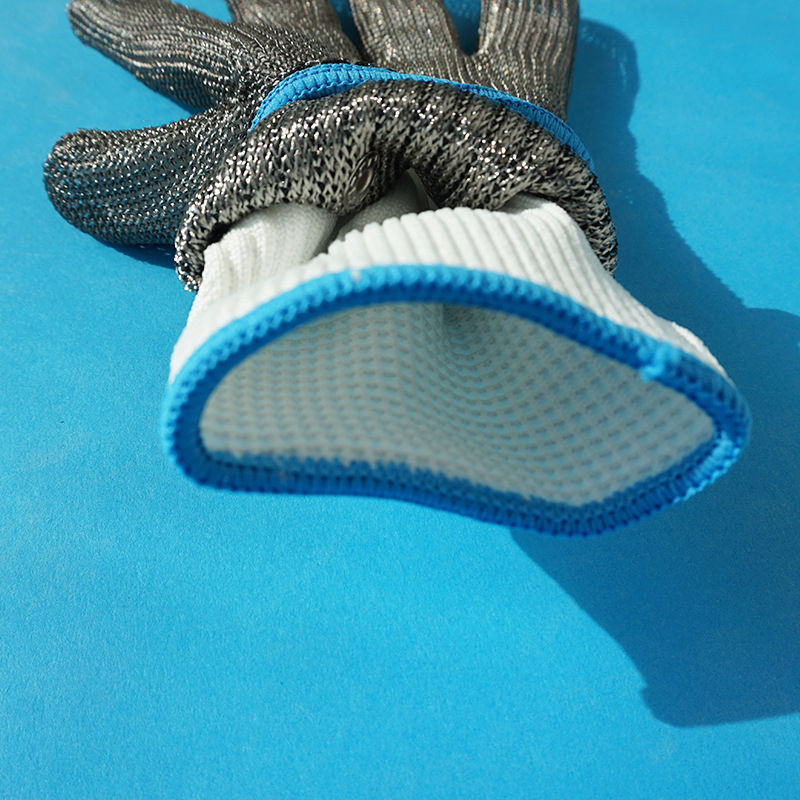 Rukavice od žice otporne na rez, s pet prstiju, za industrijsku uporabu (Materijal: Žica; Upotreba: manipulacija, pakiranje, inspekcija; Funkcija: otporne na rez)