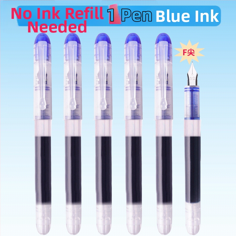 Stilna olovka za kaligrafiju za vježbu Snow White, plastično kućište, vrhovi 0.38/0.5 mm, sustav izravnog mastila, vrhovi F/EF, modeli PF10 FP20