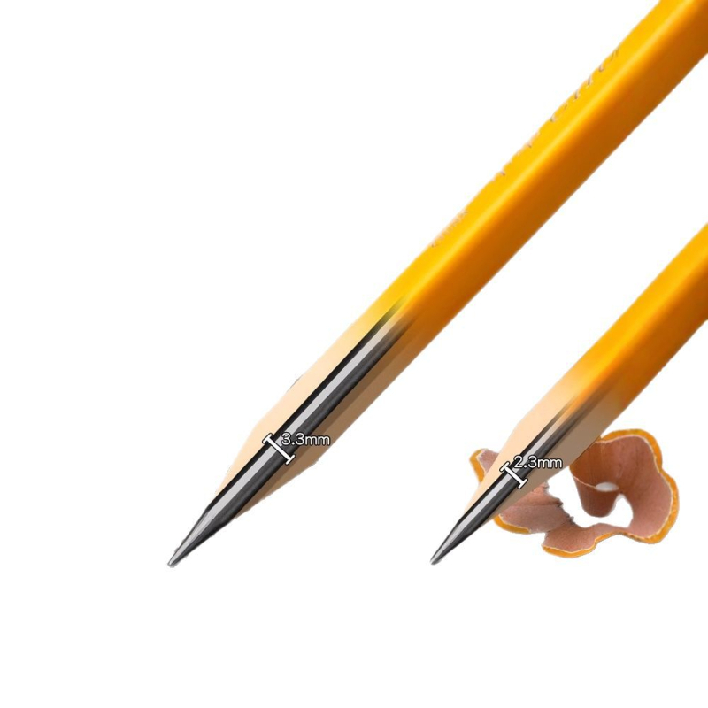 Creion din lemn 2B/HB pentru examenele din învățământul primar, netoxic