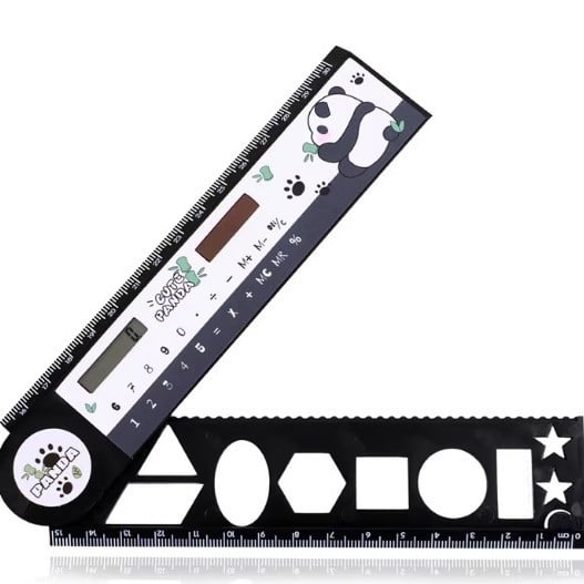 Napelemes multifunkciós számológép forgó vonalzóval, 8 számjegyű LED kijelző, modell XZ-302137