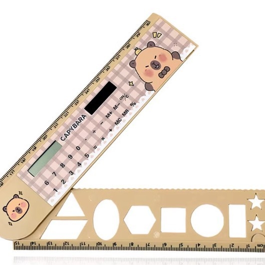 Napelemes multifunkciós számológép forgó vonalzóval, 8 számjegyű LED kijelző, modell XZ-302137