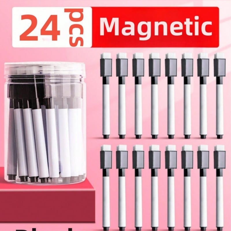 Budengci Brisivi marker za ploču za djecu, vodeni marker s magnetskom četkom