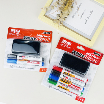 Set marker za ploču s gumicom, model Y-882, Starrism, plastično kućište, za studio, školu, dizajn i umjetničku akademiju.