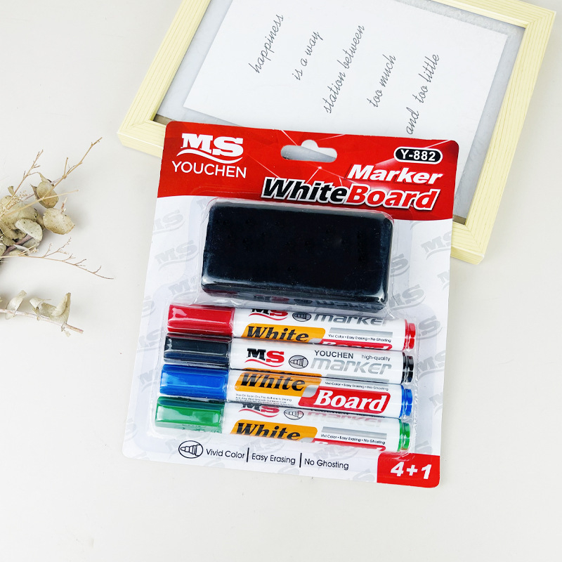 Set marker za ploču s gumicom, model Y-882, Starrism, plastično kućište, za studio, školu, dizajn i umjetničku akademiju.