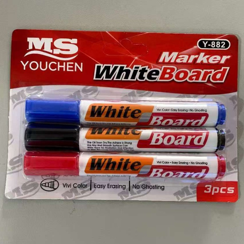 Set marker za ploču s gumicom, model Y-882, Starrism, plastično kućište, za studio, školu, dizajn i umjetničku akademiju.