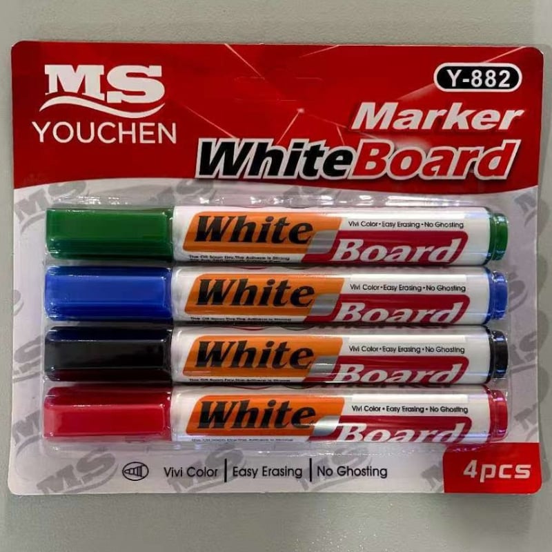 Set marker za ploču s gumicom, model Y-882, Starrism, plastično kućište, za studio, školu, dizajn i umjetničku akademiju.