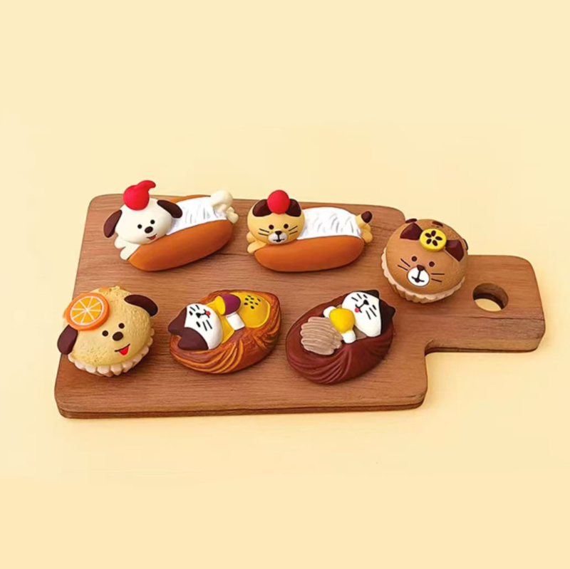 Miniaturna ukras od smole – stil japanskih trgovina, dekor za pekaru i kafić, marka Qingheng crafts; materijal: smola