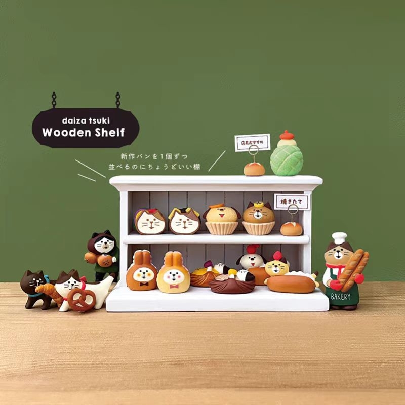 Miniaturna ukras od smole – stil japanskih trgovina, dekor za pekaru i kafić, marka Qingheng crafts; materijal: smola