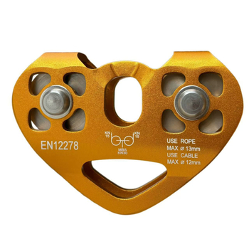 Зиплайн количка с двойна плъзгаща система за открито приключение — сърцевидна шайба, шайба за кабел и окачваща ролка