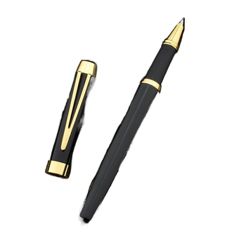 Kalligrafikus toll görbült heggel, fém testtel, irídium heggel