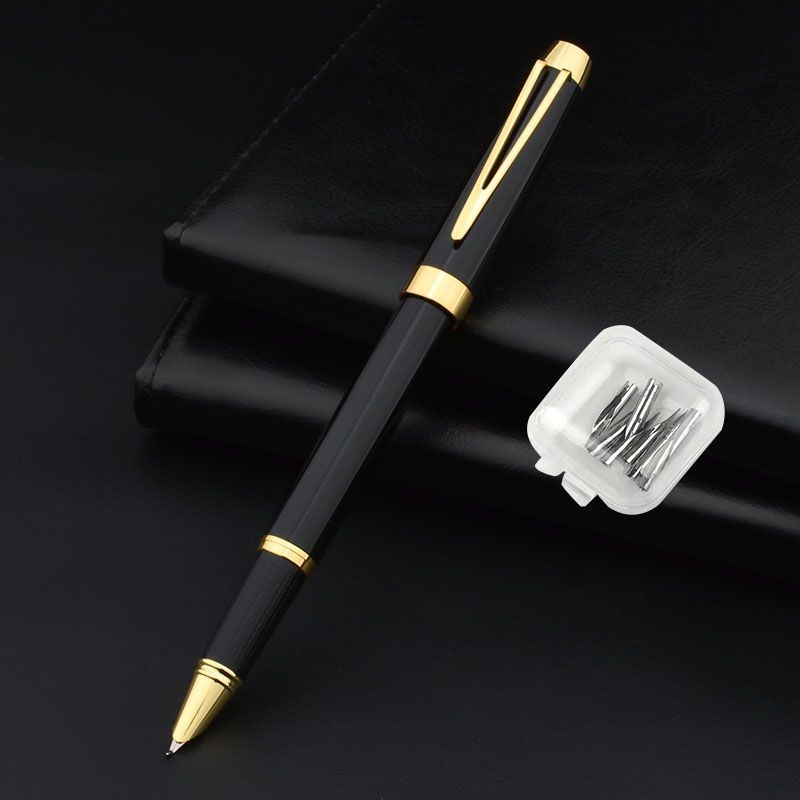 Kalligrafikus toll görbült heggel, fém testtel, irídium heggel