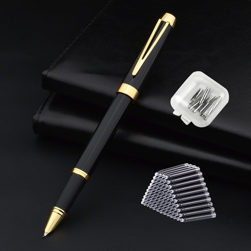 Kalligrafikus toll görbült heggel, fém testtel, irídium heggel