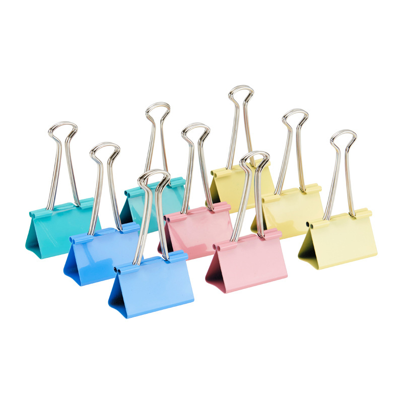 M&G Morning Light Μεγάλα κλιπς για έγγραφα από ανοξείδωτο ατσάλι - Συσκευασία σε σωλήνα, γραφείο