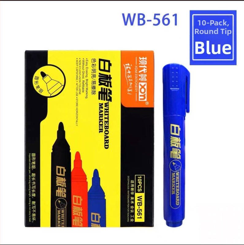 Marker na bielu tabuľu WB561, vlákový hrot, pohodlné držanie, hladké písanie, plynulá tinta