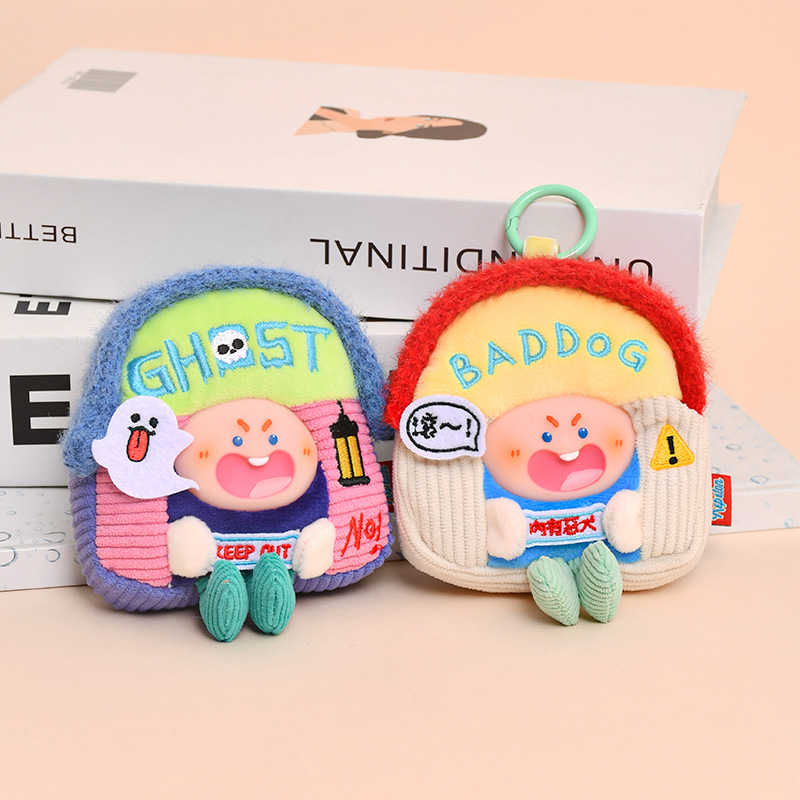 Kepelon plüss kutya figura - PP gyapot töltet, uniszex, 15–35 éveseknek