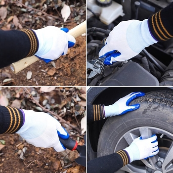 Shouli Munkavédelmi kesztyűk – nitril-latex, csúszásmentes, kopásálló, ipari védelem, általános használat