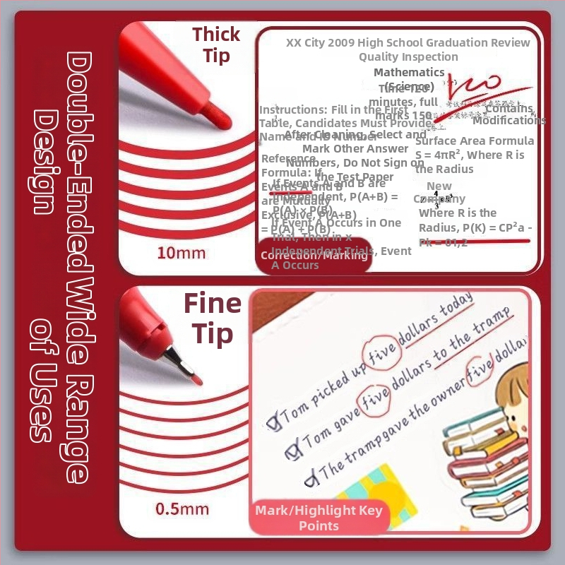 Set de 30 pixuri gel cu capac pentru profesori, vârf gros, pixuri de semnătură pentru corectarea temelor și a examenelor, vârf din oțel inoxidabil, corp din lemn, neștergibile