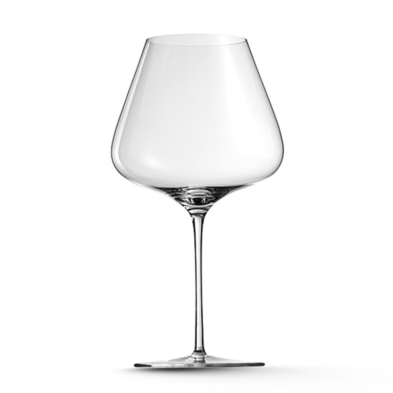 Kristalna čaša za vino, ultratanka, s visokim stalkom, stil laganog luksuza retro, kapacitet 401–500 ml