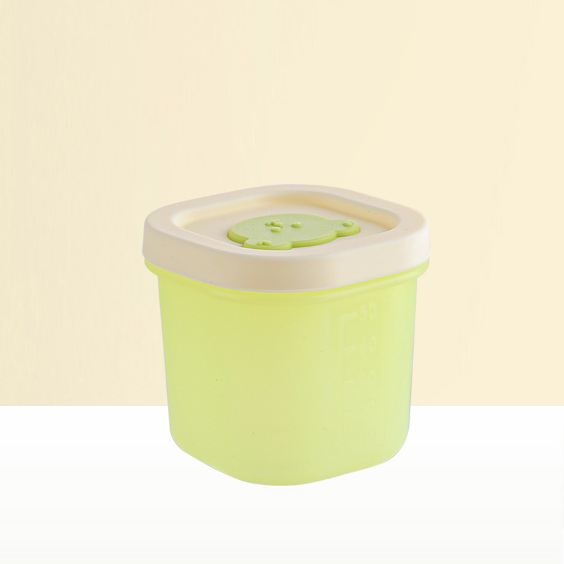 Silikonska posuda za led za dječju hranu – skladištenje pireja, brzo zamrzavanje, jednostavno vađenje, moderan dizajn