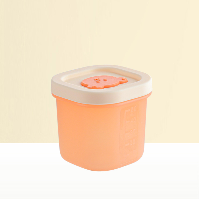 Silikonska posuda za led za dječju hranu – skladištenje pireja, brzo zamrzavanje, jednostavno vađenje, moderan dizajn