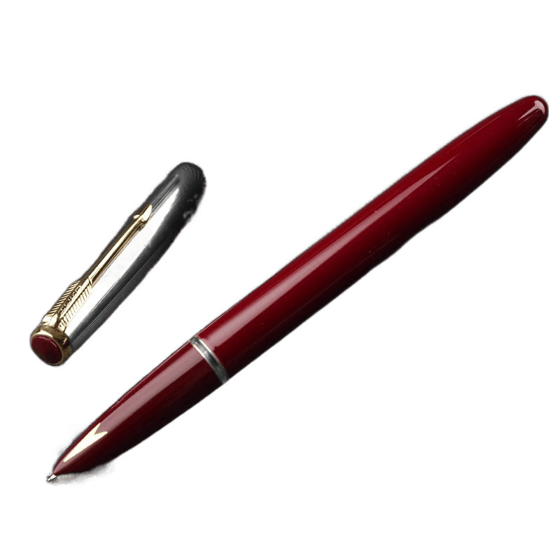 Hero 616 töltőtoll arany kupakkal, irídium hegye, diákok számára, ajándék dobozban