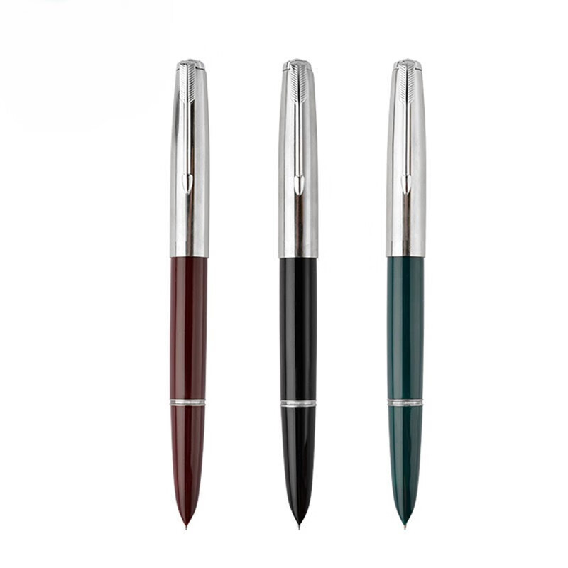 Hero 616 töltőtoll arany kupakkal, irídium hegye, diákok számára, ajándék dobozban